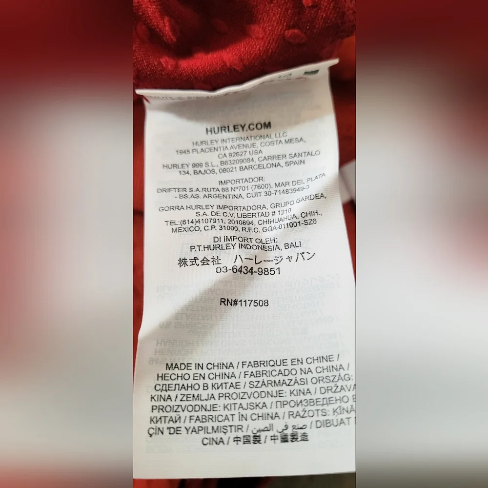 NWT! Seamless Workout/Yoga Hurley Long Sleeve Women's Fitness Crop Top Medium - Picture 13 of 16